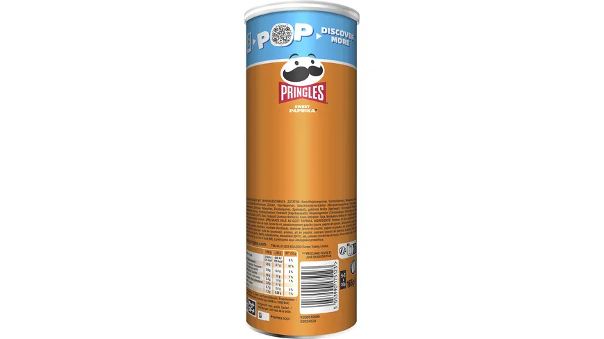Pringles Chips Sweet Paprika 165 g