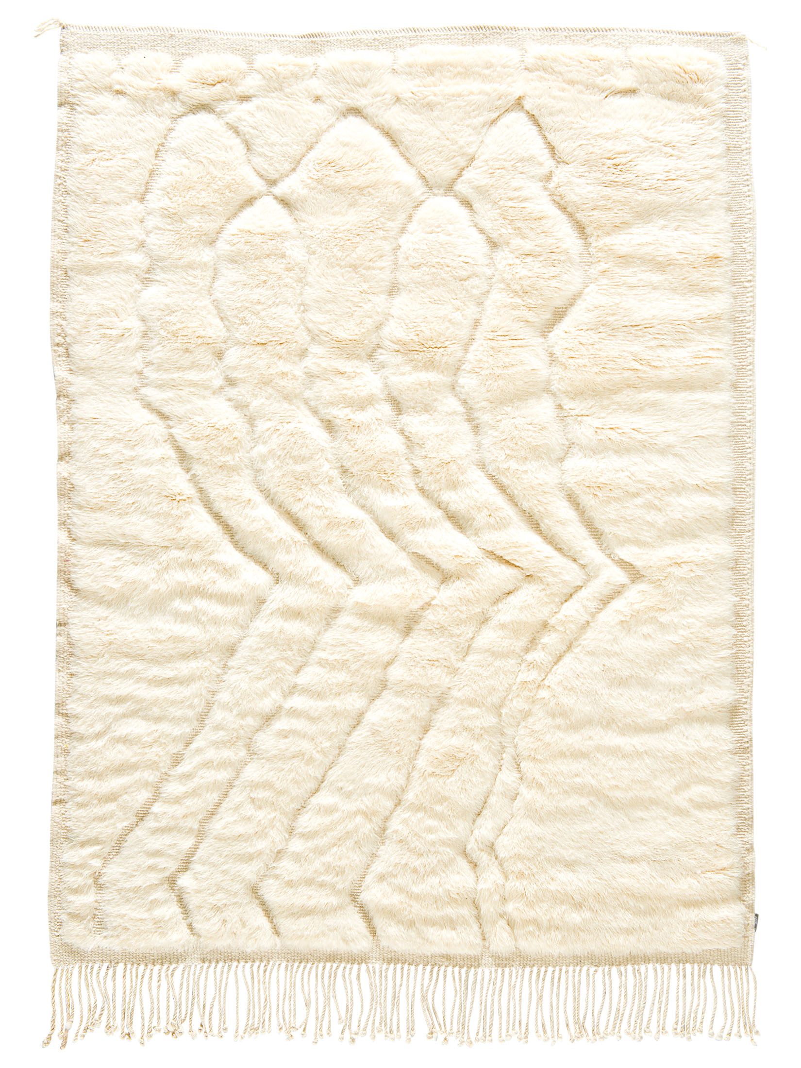 Beni Ourain ca. 160 x 200 cm, Unikat / Einzelstück