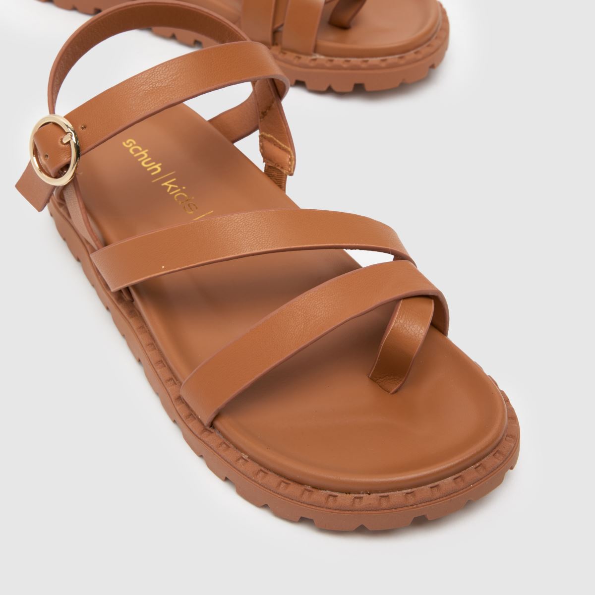 Schuh bruna Trula remsandaler för flickor