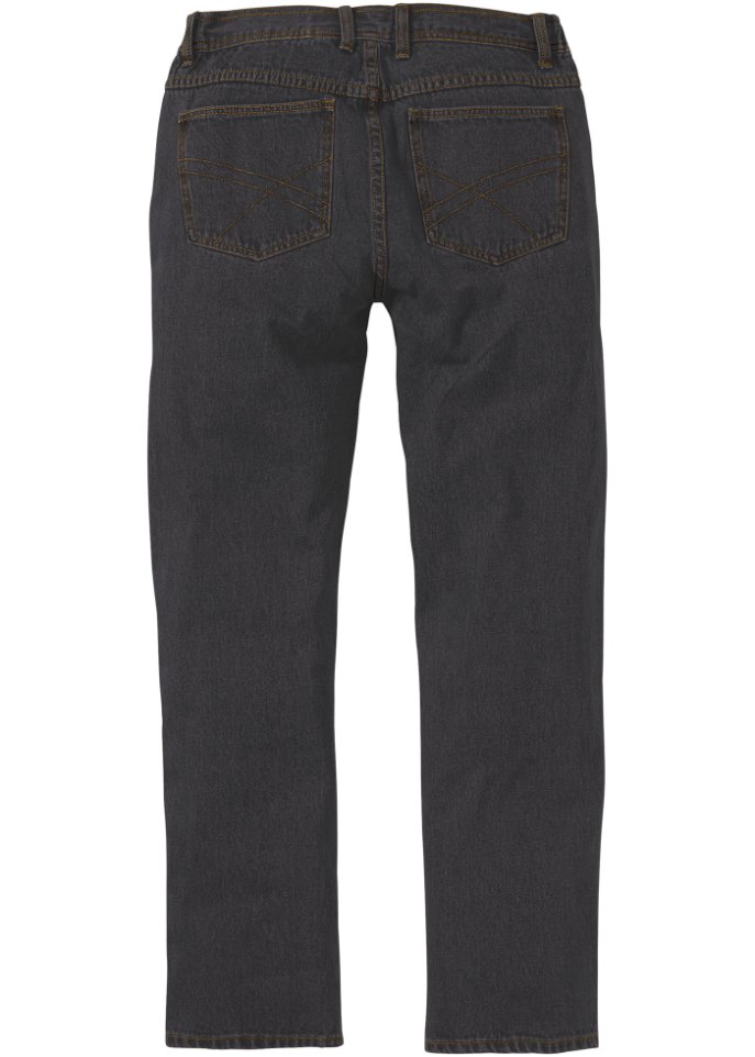 Classic Fit Jeans mit seitlichem Dehnbund, Straight