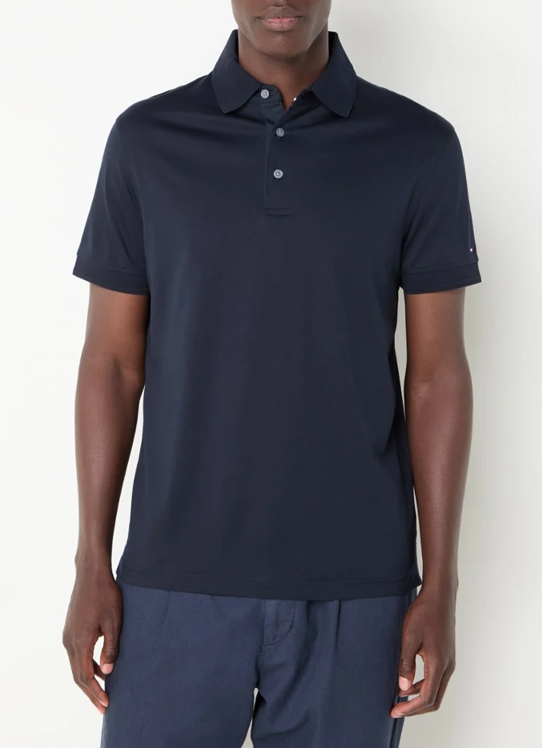 Tommy Hilfiger Slim fit polo krekls ar elastīgu rakstu