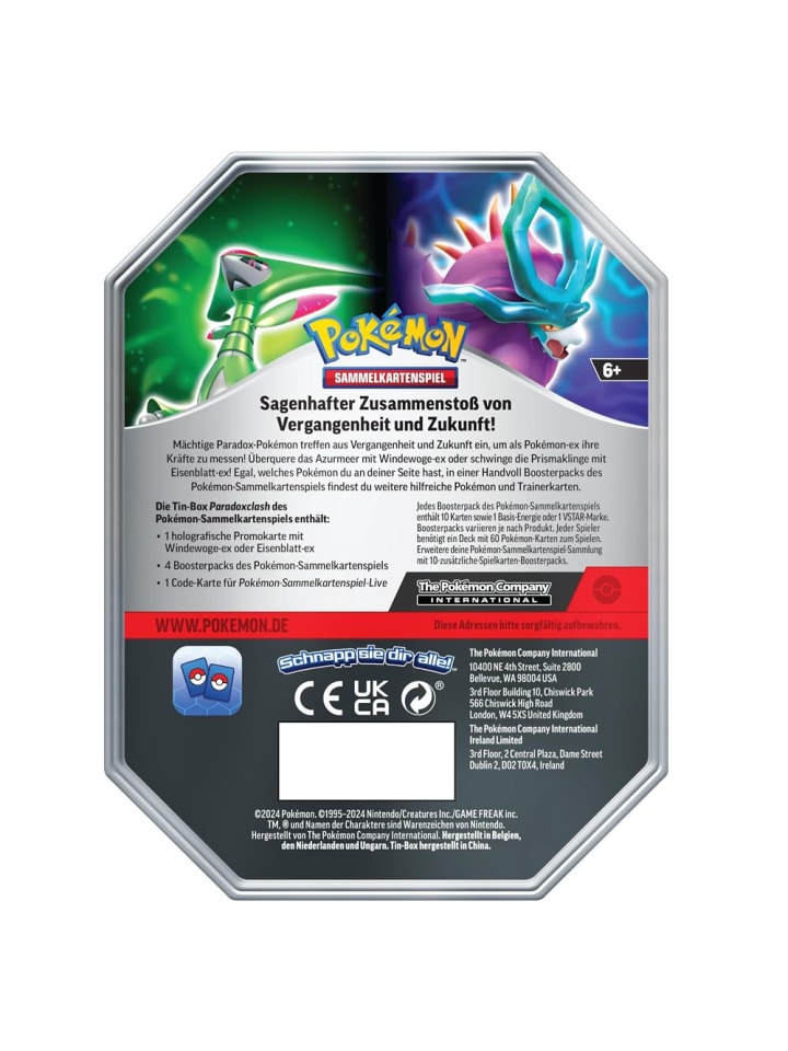 Pokémon Tin Box Windewoge | Pokemon | Sammel-Karten | Kollektion deutsch günstig kaufen onesize