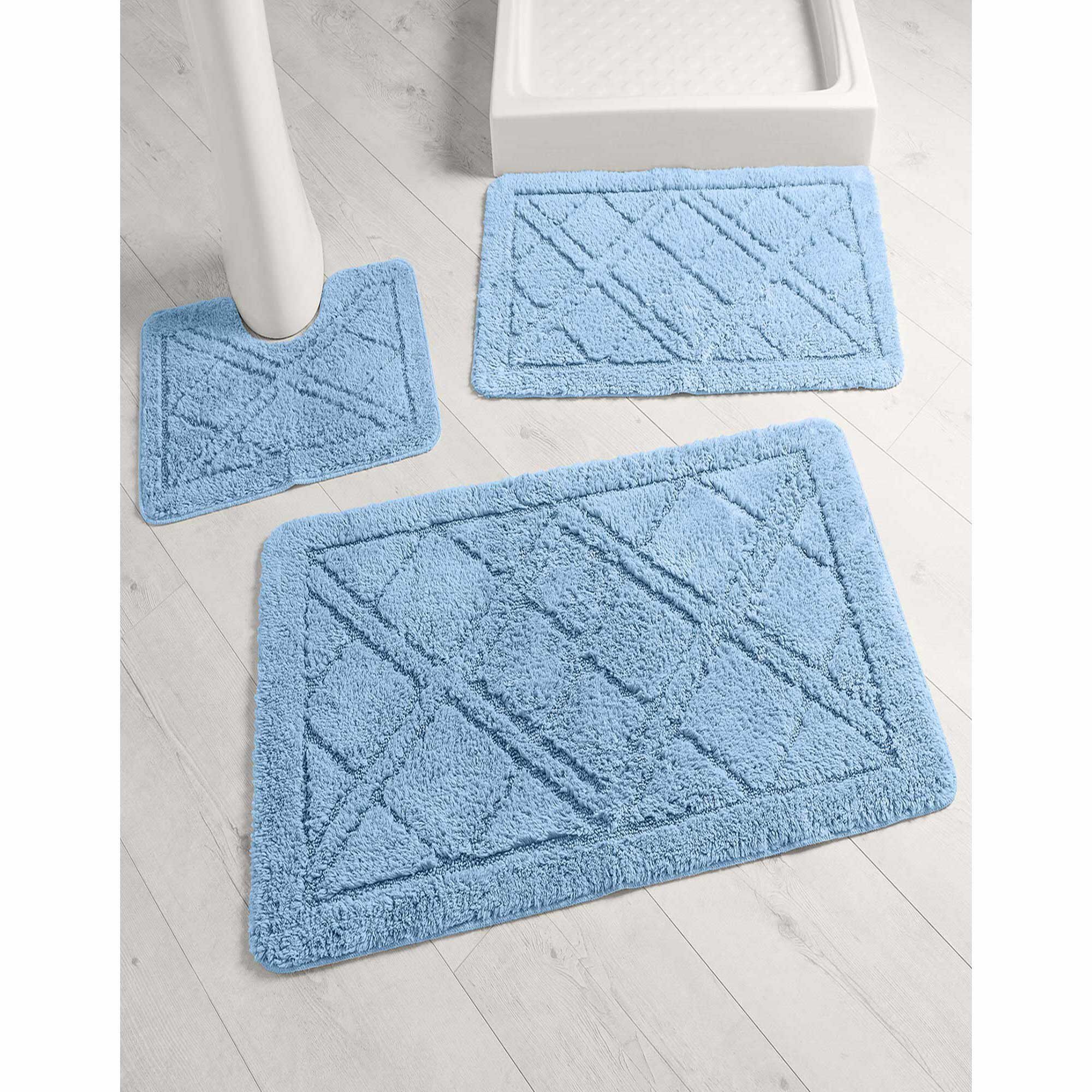 Tapis de bain losanges