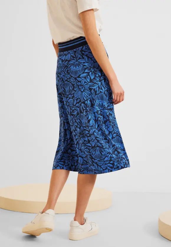 CECIL Midi Jerseyrock mit Print