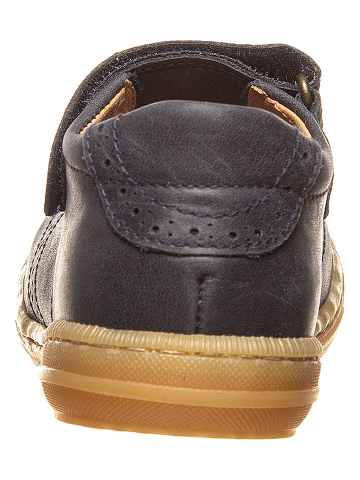 POM POM Leder-Spangenballerinas in Dunkelblau günstig kaufen 29