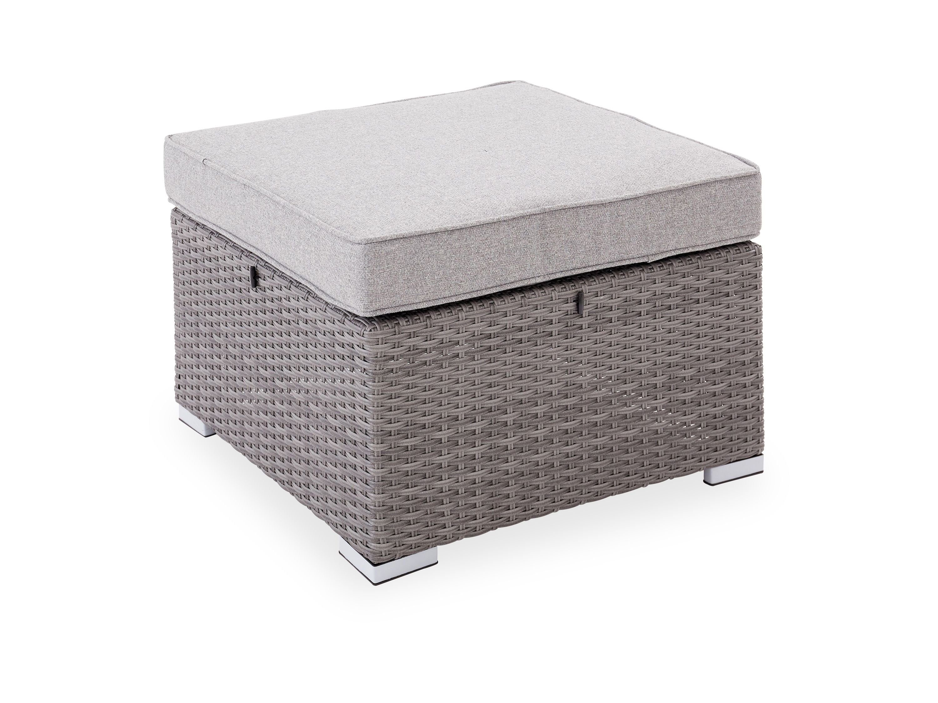 Outdoor Gartenlounge-Hocker Lounge-Hocker, Lounge-Hocker Outdoor (BHT 66x44x66 cm) BHT 66x44x66 cm