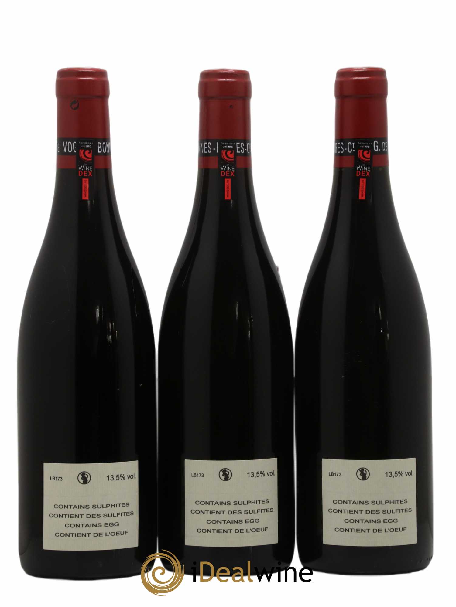 Bonnes-Mares Grand Cru Comte Georges de Vogüé  2017 - Lot de 3 Bouteilles