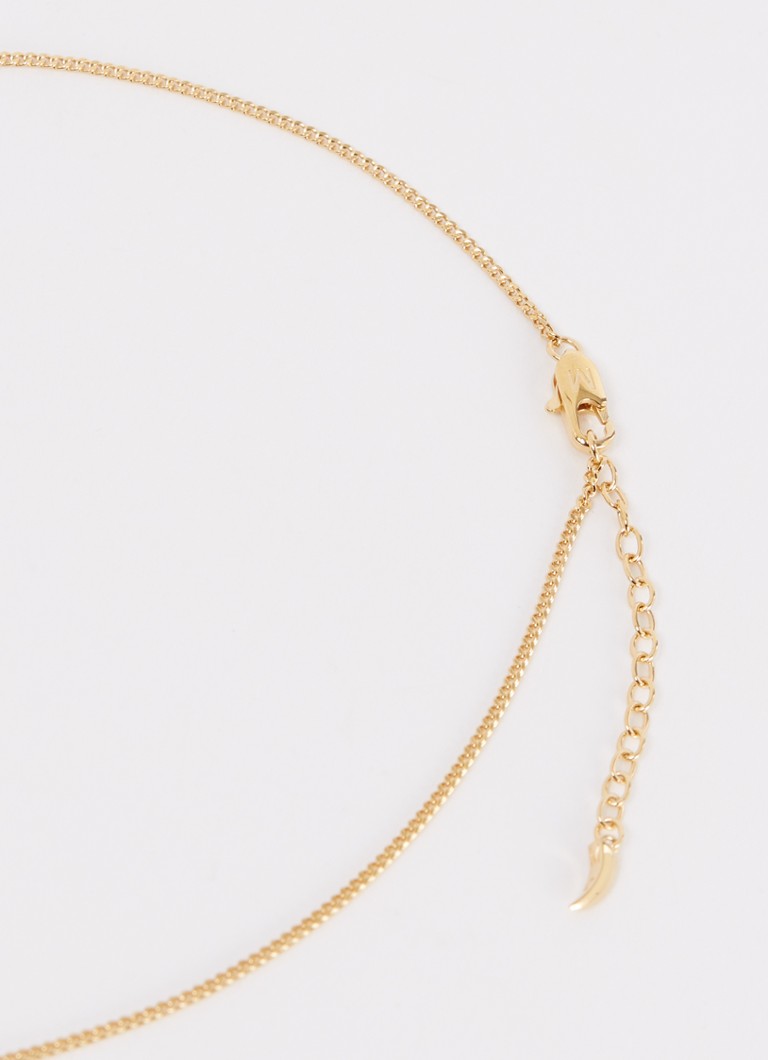 Missoma Necklace with gold-plated pendant