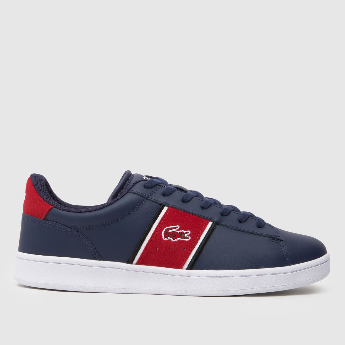 Lacoste Carnaby szett edzőcipők sötétkék és piros színben