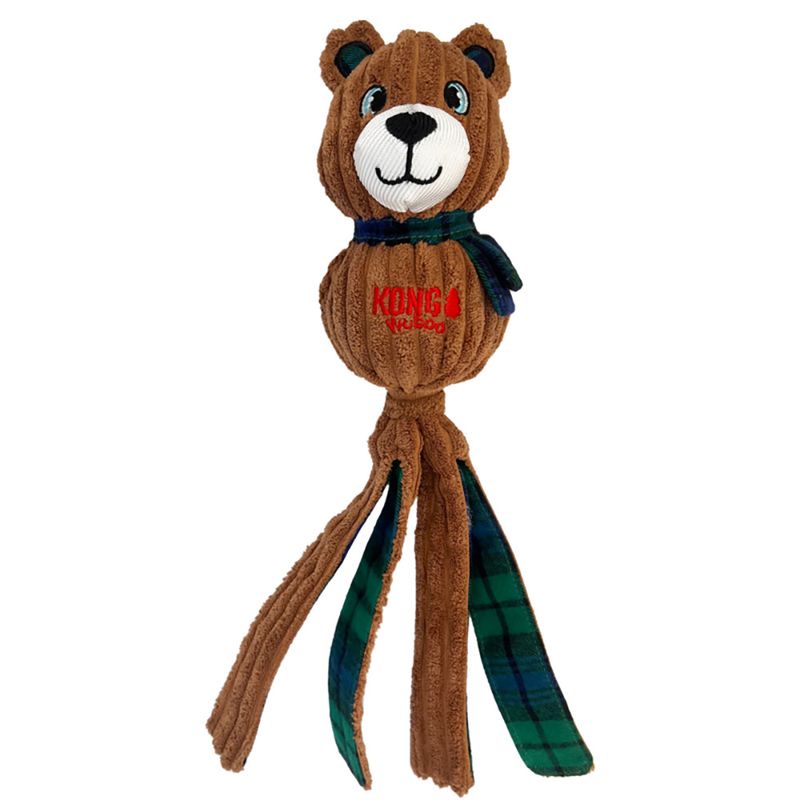 KONG Holiday Wubba™ Cord-Bär zu TOP-Preisen