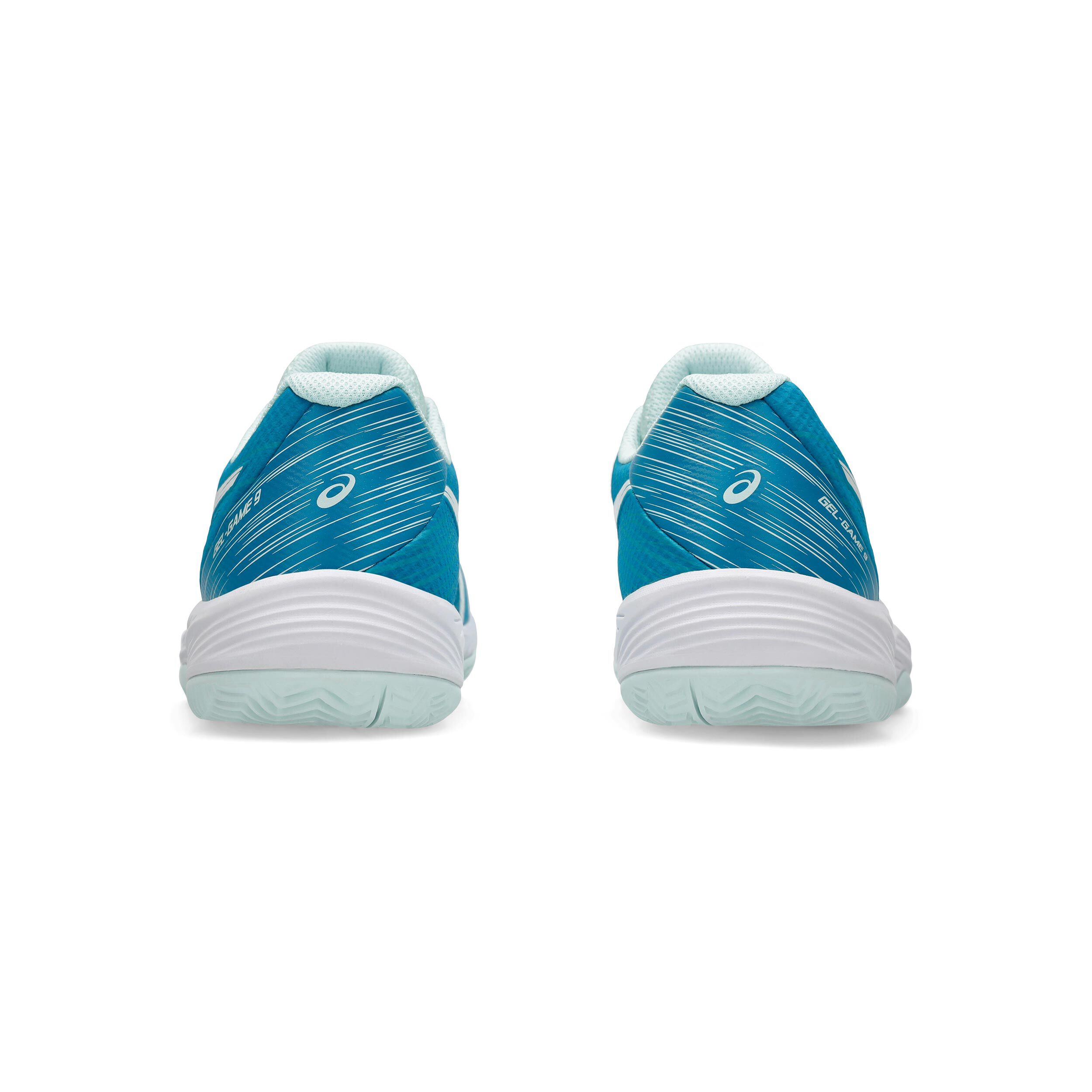 Gel-Game 9 Clay Sandplatzschuh Damen - Blau, Weiß