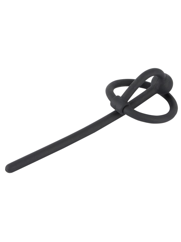 Penisplug Dilator Piss Play With Glans Ring - Hollow Ø 35mm in schwarz günstig kaufen 12
