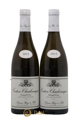 Corton-Charlemagne Grand Cru Simon Bize & Fils  2015 - Lot de 2 Bouteilles