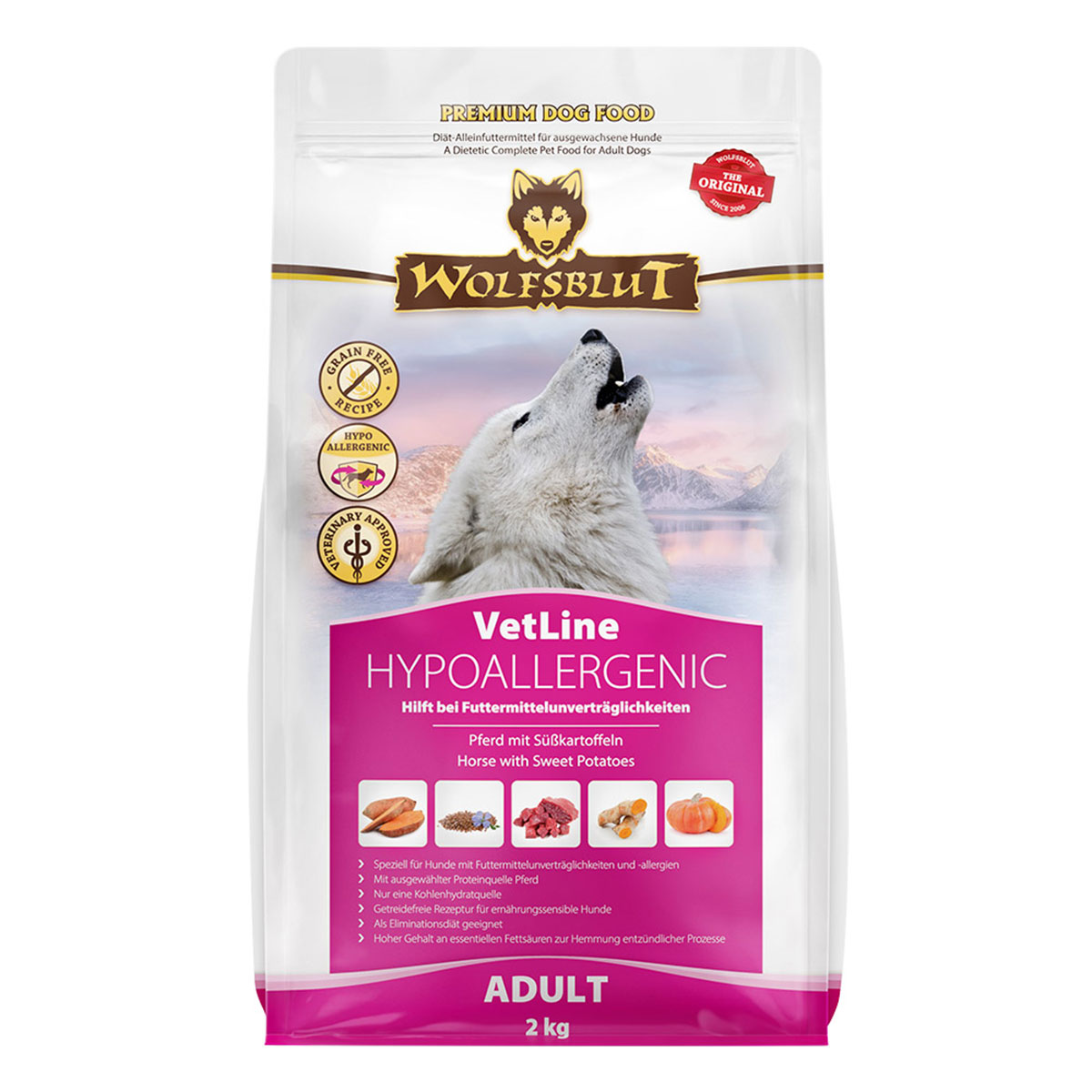 Wolfsblut VetLine Hypoallergenic Pferd kaufen bei ZooRoyal