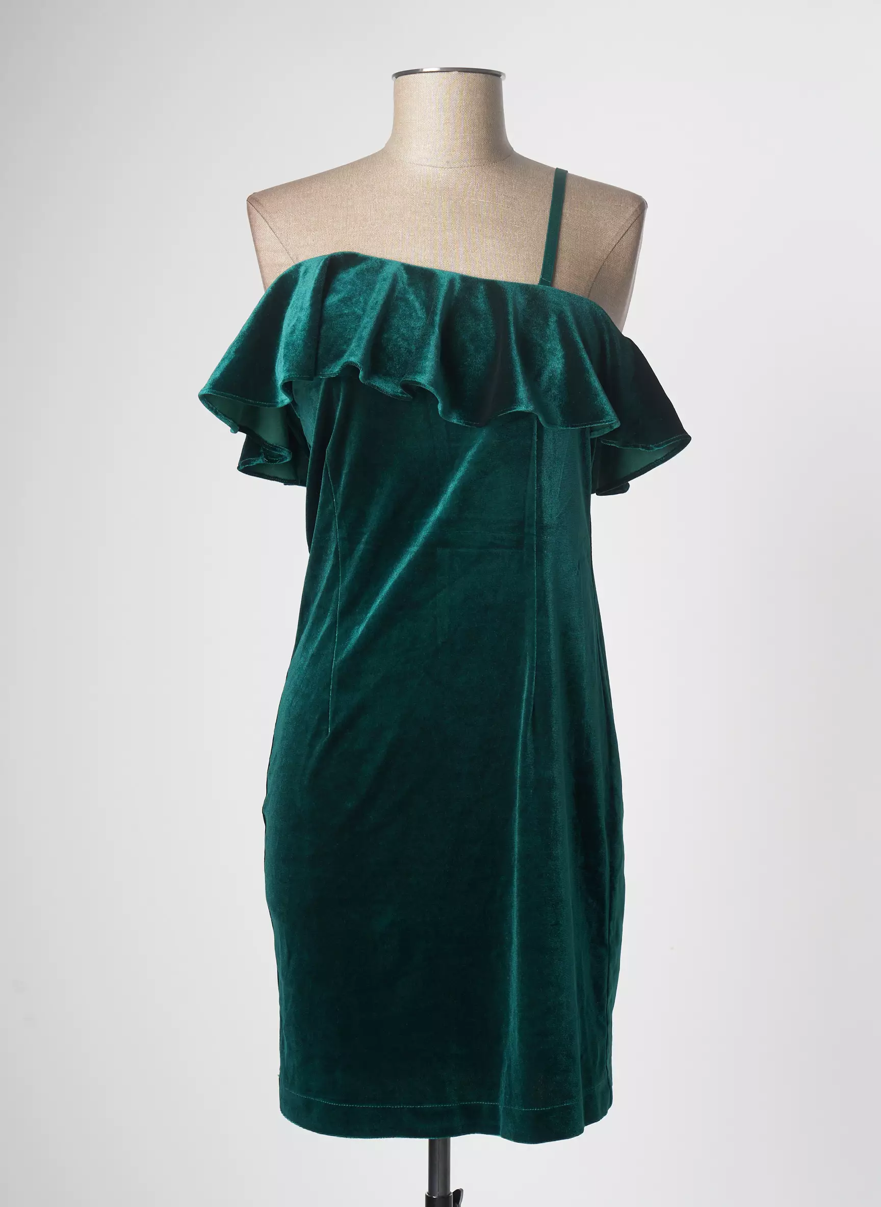Only Robes Mi Longues Femme couleur vert