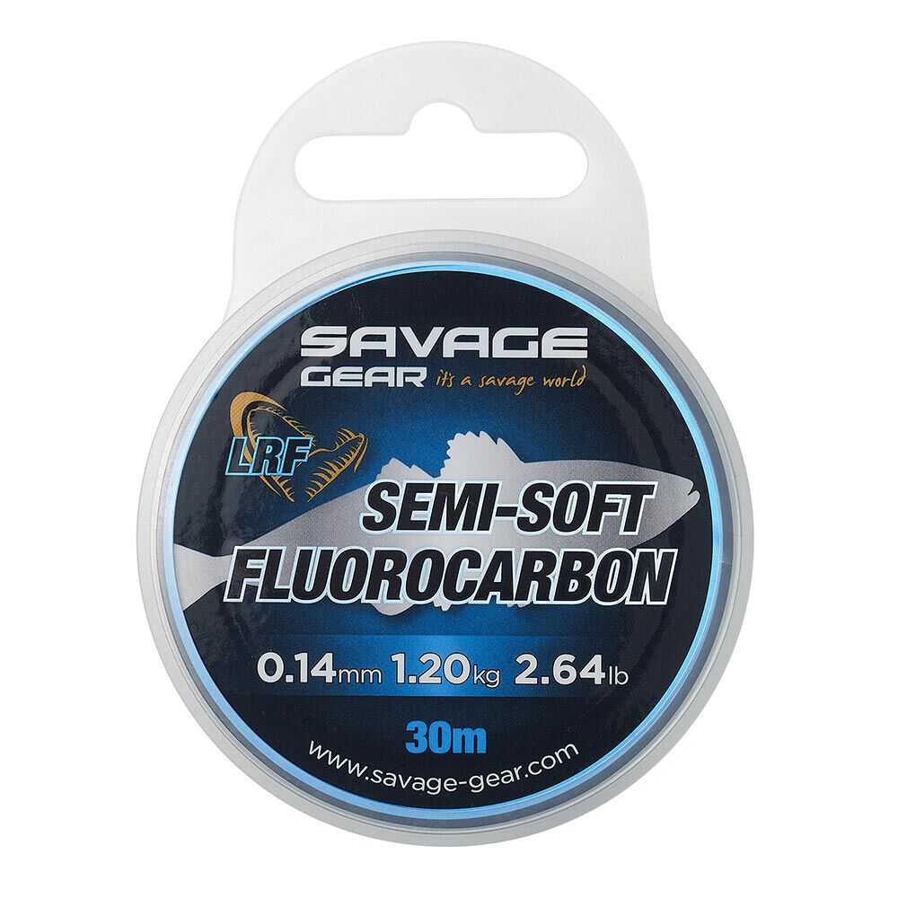Fluorocarbonový navijak Savage Gear polomäkký LRF 30m, číry