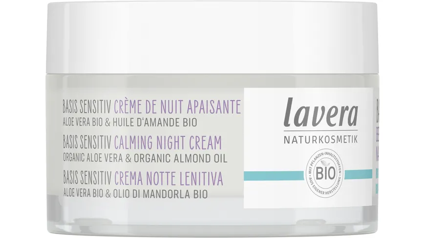 lavera BASIS SENSITIV Beruhigende Nachtcreme 50 ml