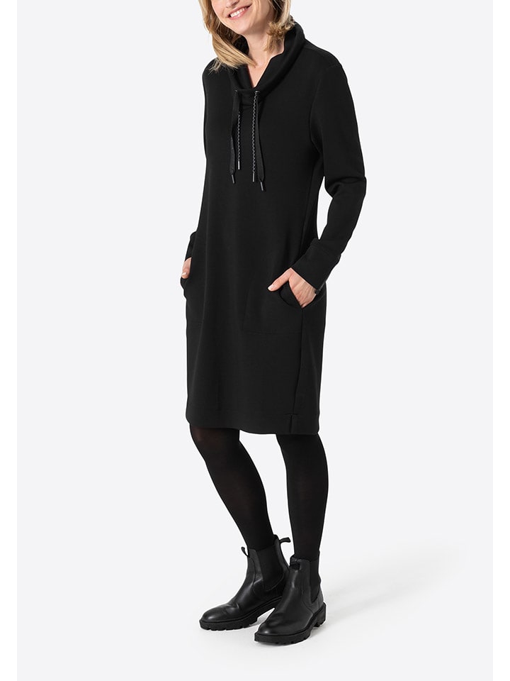 Timezone Sweatkleid in Schwarz günstig kaufen