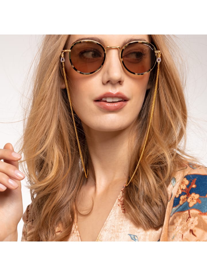 Thomas Sabo Sonnenbrille in gold, grün günstig kaufen onesize