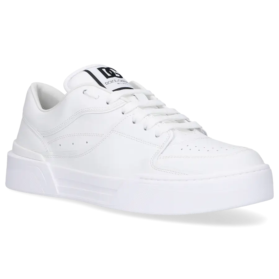 Dolce & Gabbana - Sneaker low NEW ROMA Nappaleder - weiß