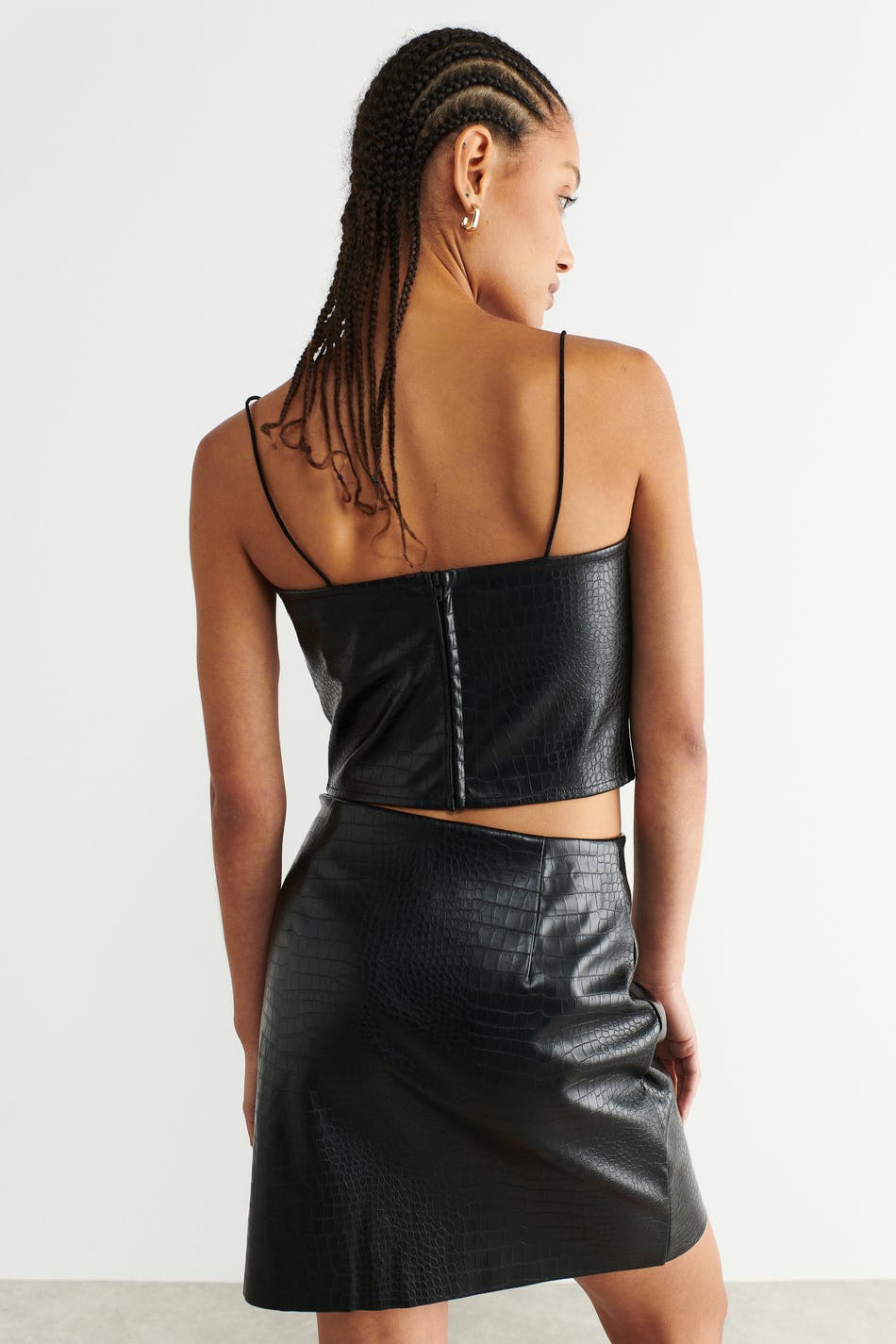 Mollie pu skirt