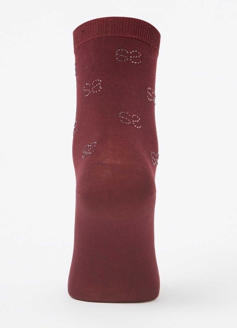 Sandro Socks in cashmere blend with rhinestones
