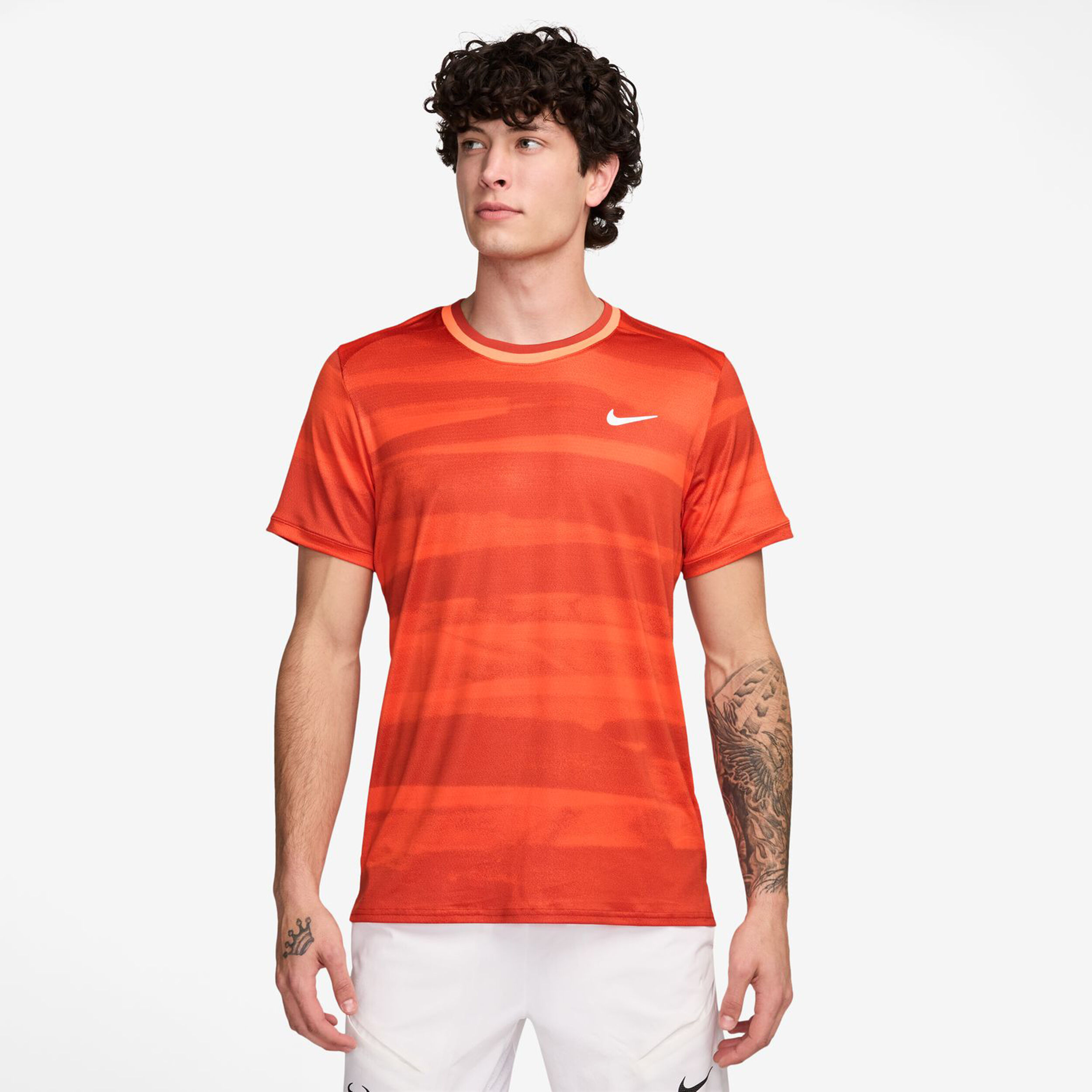 Dri-Fit Advantage Print T-Shirt Herren - Rot