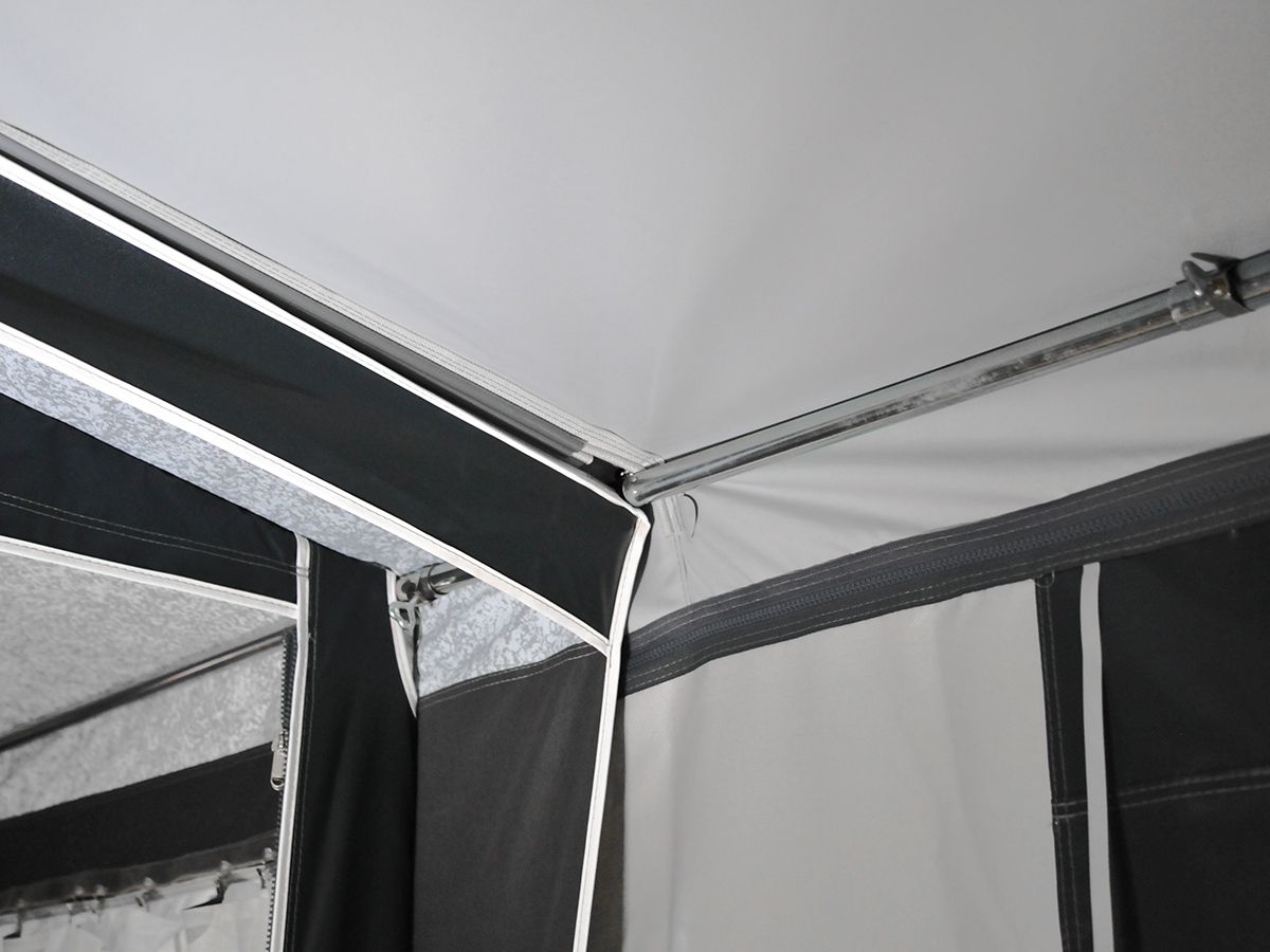 Hypercamp TC Vorzelt Vordach niedrig Größe 5 (162 - 172 cm) Anthrazit