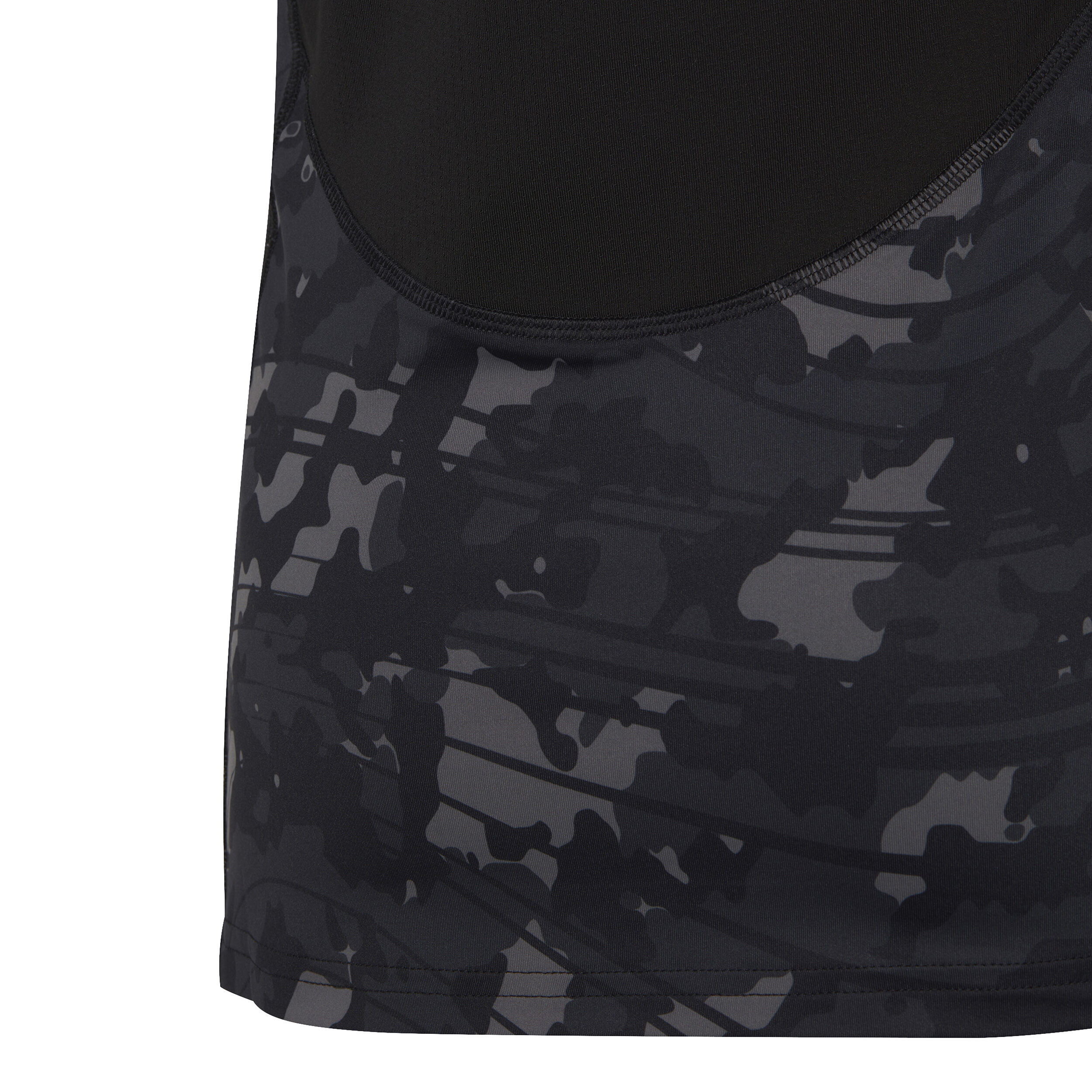 AEROREADY Techfit Camo-Printed T-Shirt Jungen - Schwarz, Grau
