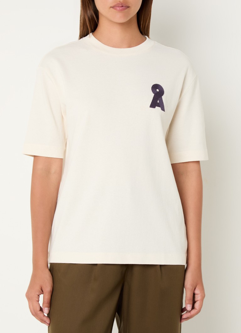 T-shirt ARMEDANGELS Tarjaa in misto cotone biologico con logo ricamato.