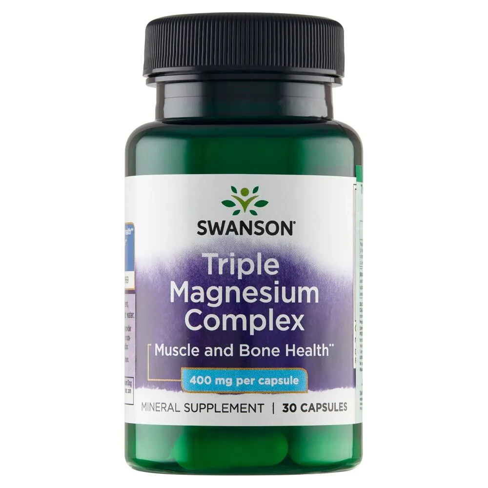 Swanson Triple Magnesium Complex 400 mg κάψουλες