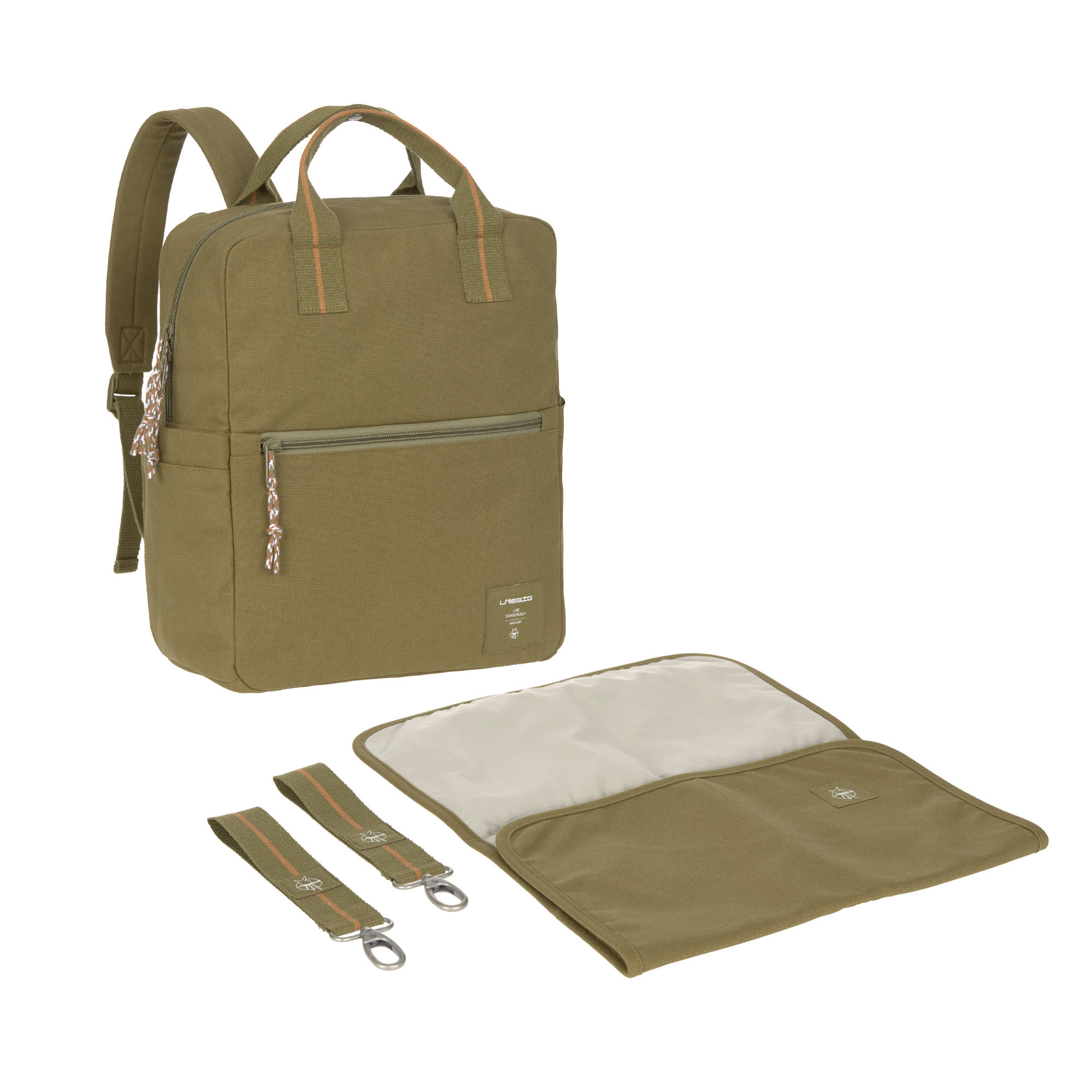 Wickelrucksack Square Little One & Me - Big, Oliv