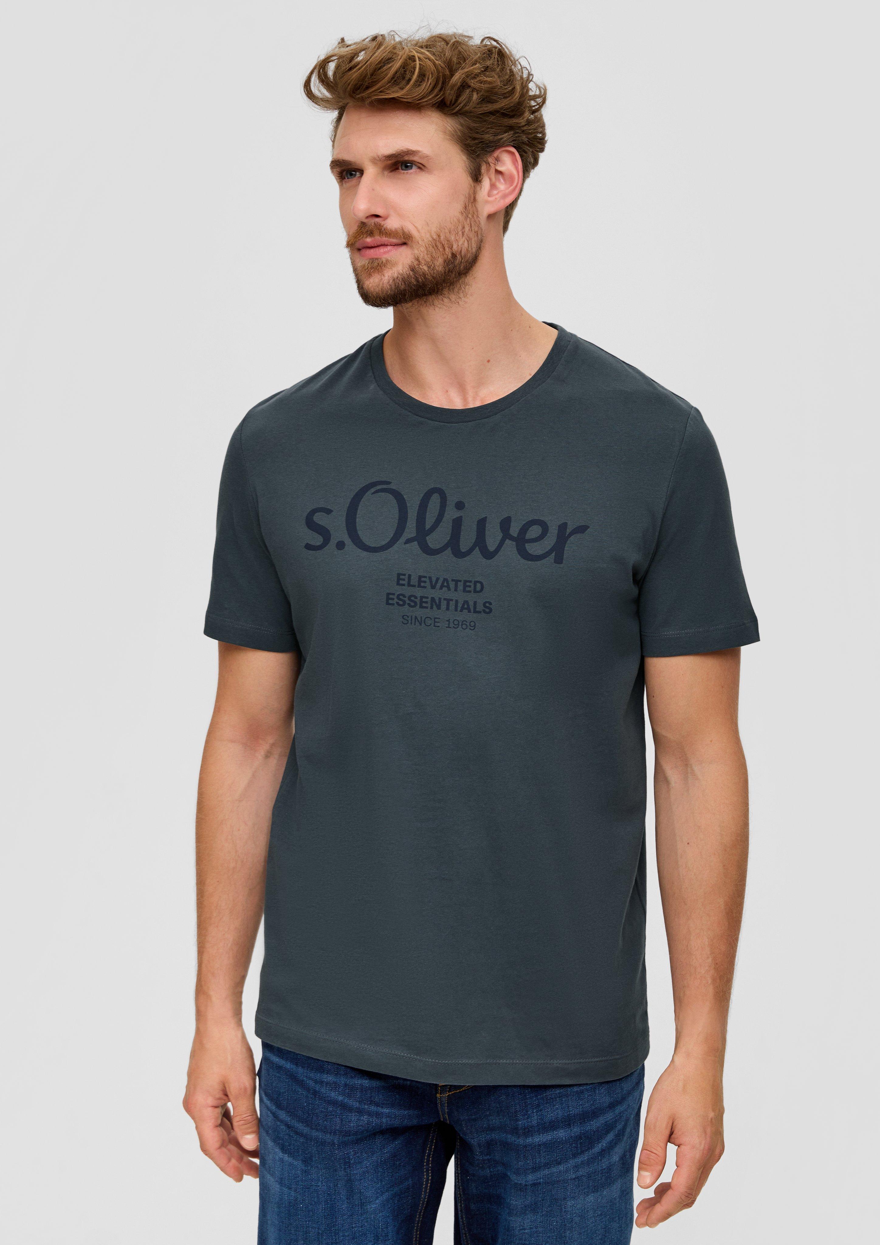 T-Shirt mit Label-Print  2139909-95D2