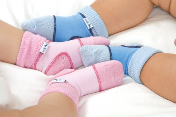 Sock ons ~ Sockenhalter ~ hellblau
