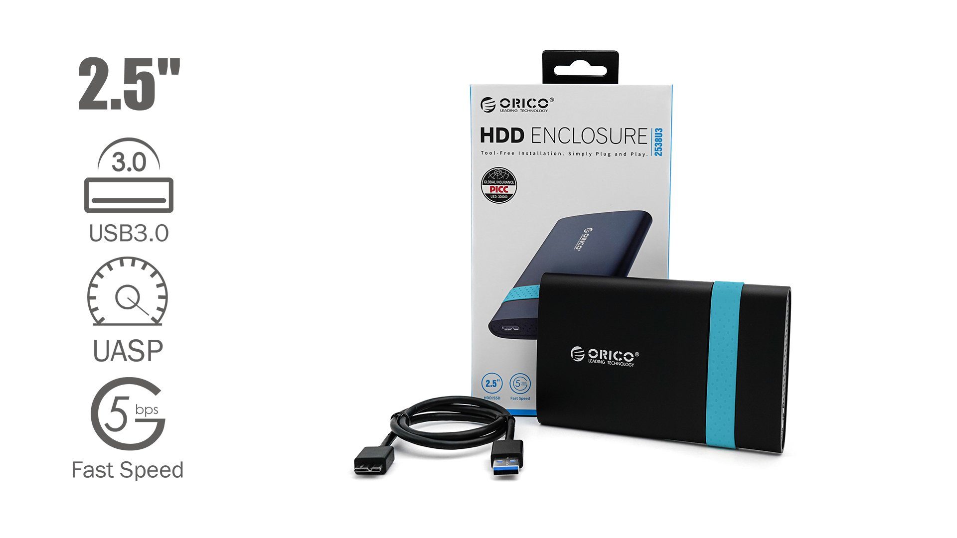 ORICO Externe Festplatte 120GB 2.5