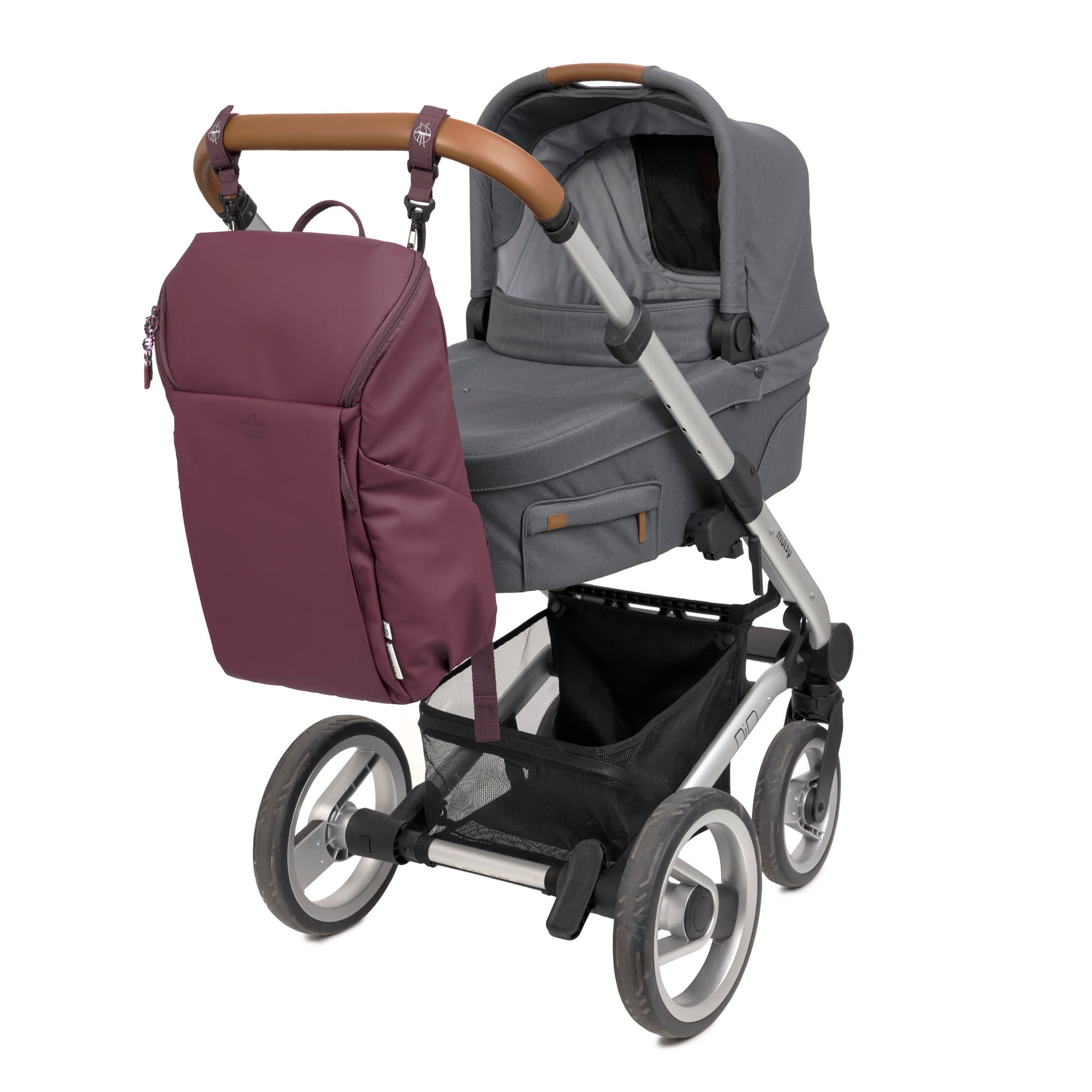 Wickelrucksack - Slender Up Backpack, Tiefrot
