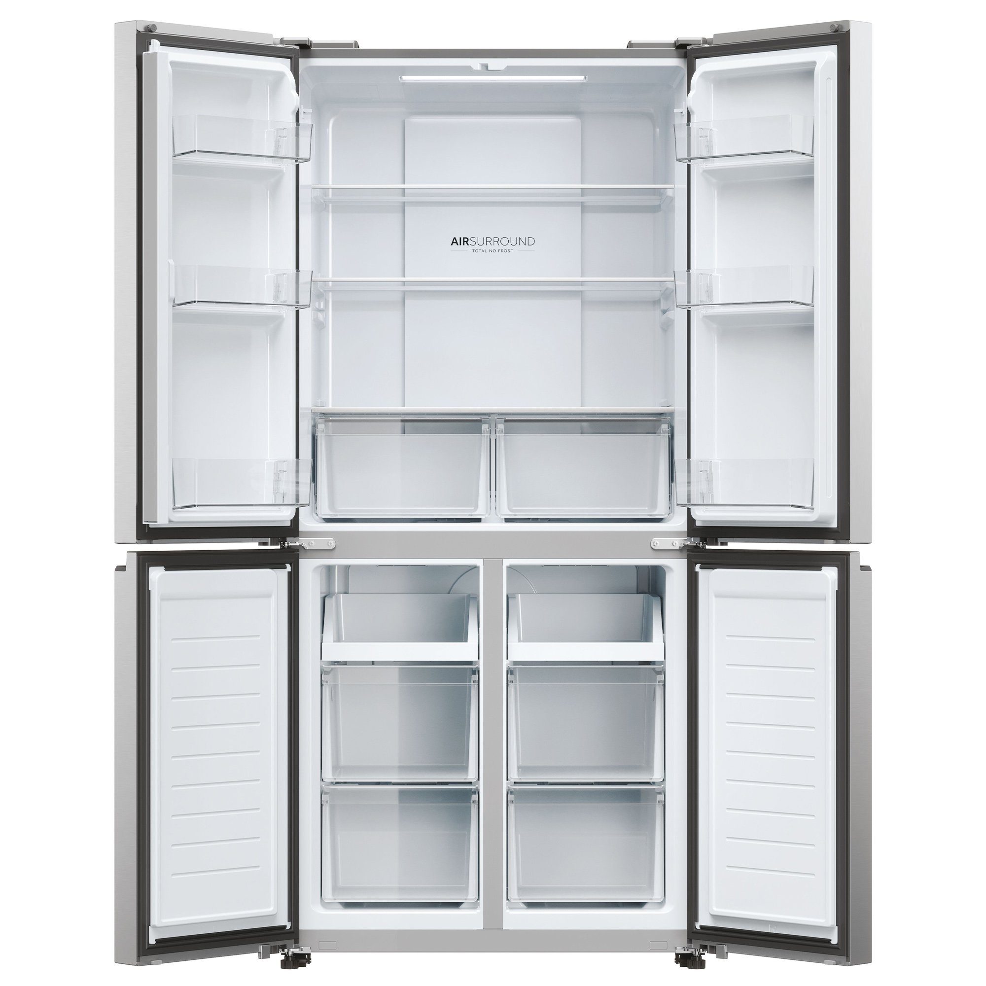Haier Side-by-Side HCR3818ENMM, 181.5 cm hoch, 83.3 cm breit, Inverter Kompressor: energiesparend und leise
