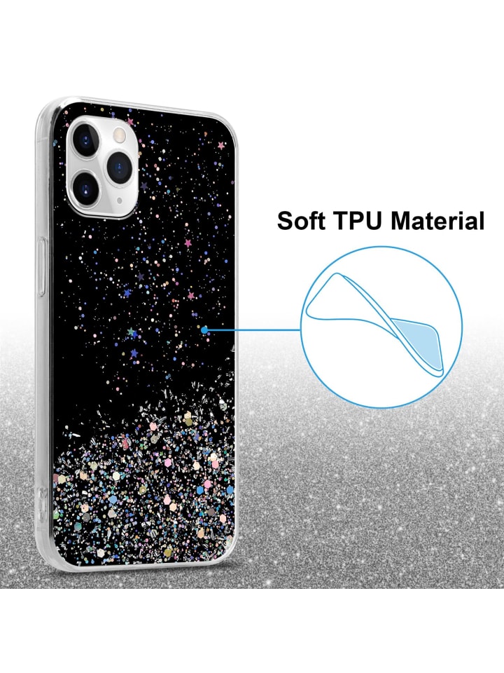 cadorabo Hülle für Apple iPhone 11 Glitter in Schwarz mit Glitter günstig kaufen iPhone 11