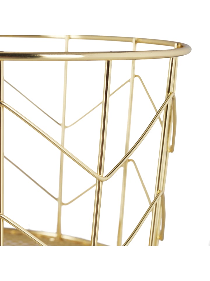 relaxdays Drahtkorb in Gold günstig kaufen onesize