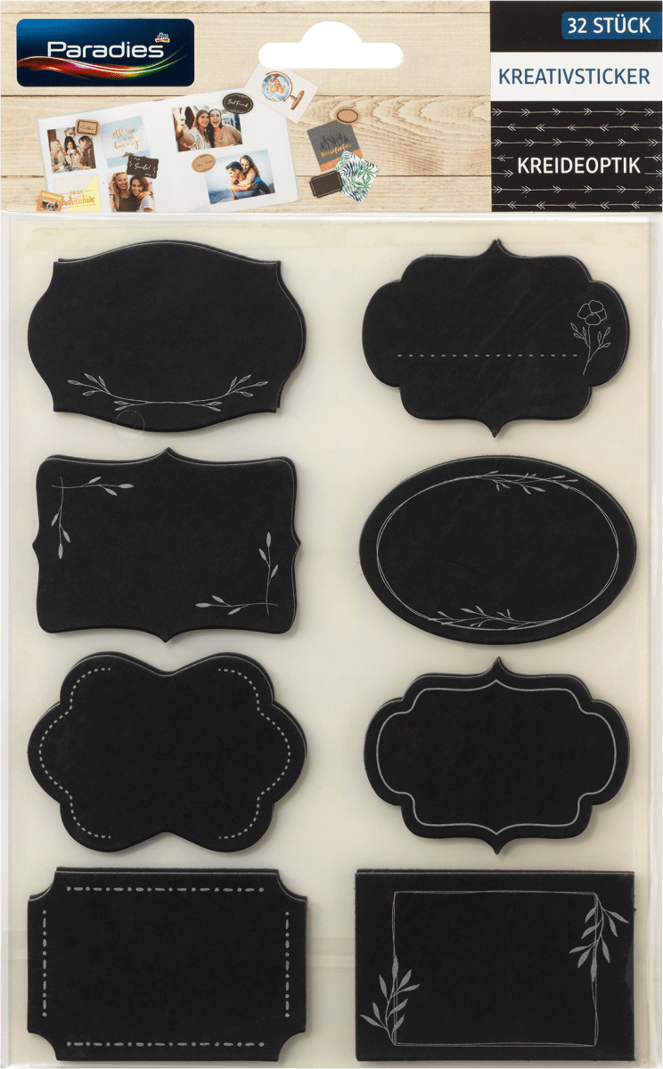 Kreativstickerset Kreide, 1 St