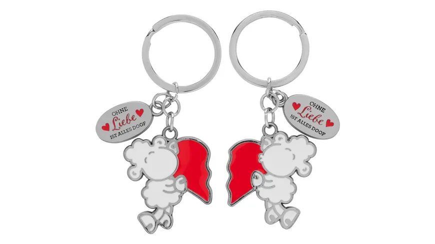 sheepworld Schlüsselanhänger für Zwei »Ohne Liebe ist alles doof«