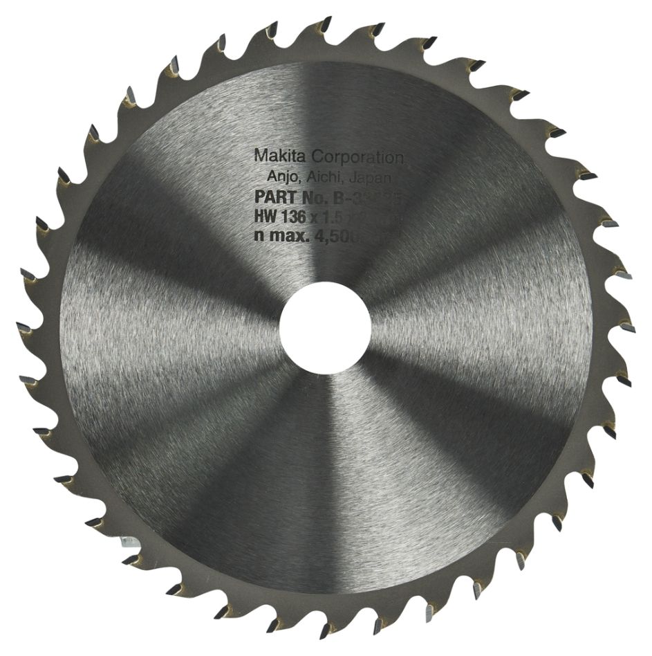 Makita Tilbehør B-33635 Sirkelsagblad Tre Spesialisert 136x20x1.5 36T 18g