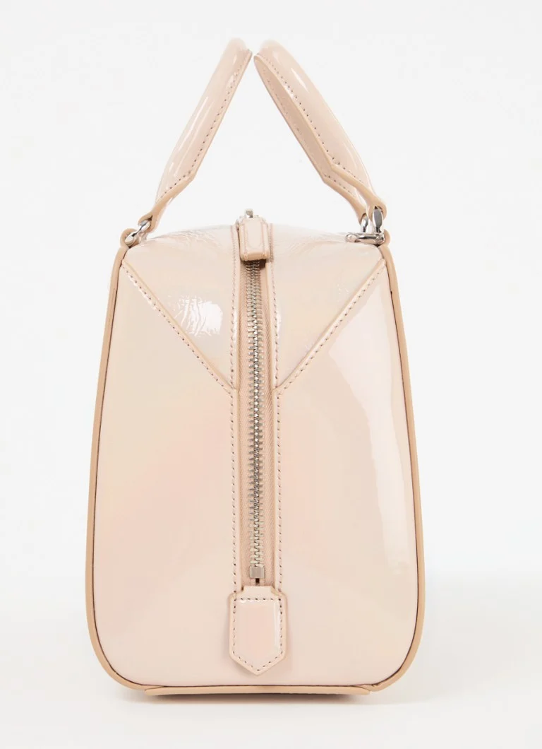 Geantă de mână Givenchy Antigona Cube din piele lăcuită