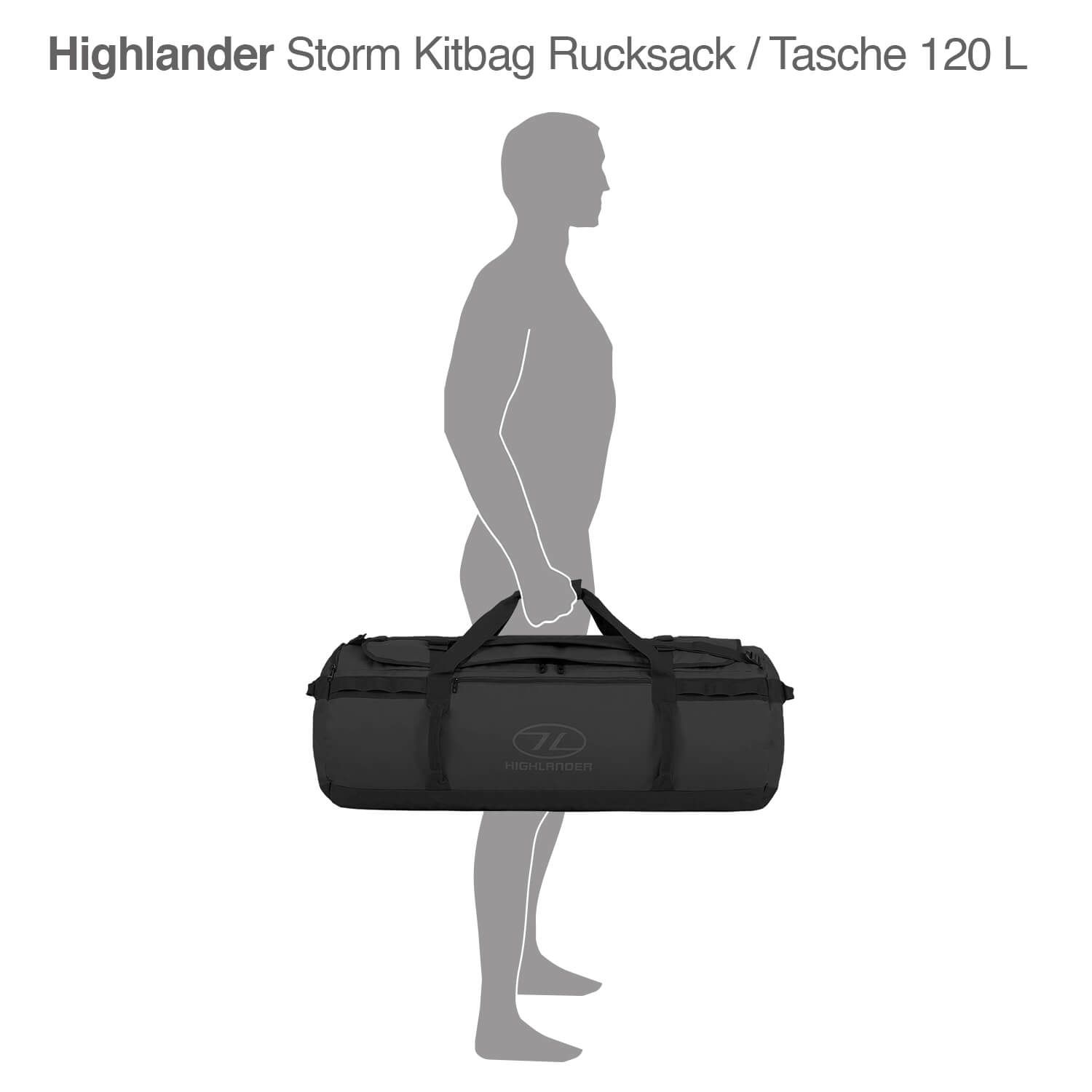 Storm Kitbag Rucksack / Tasche 120 Liter