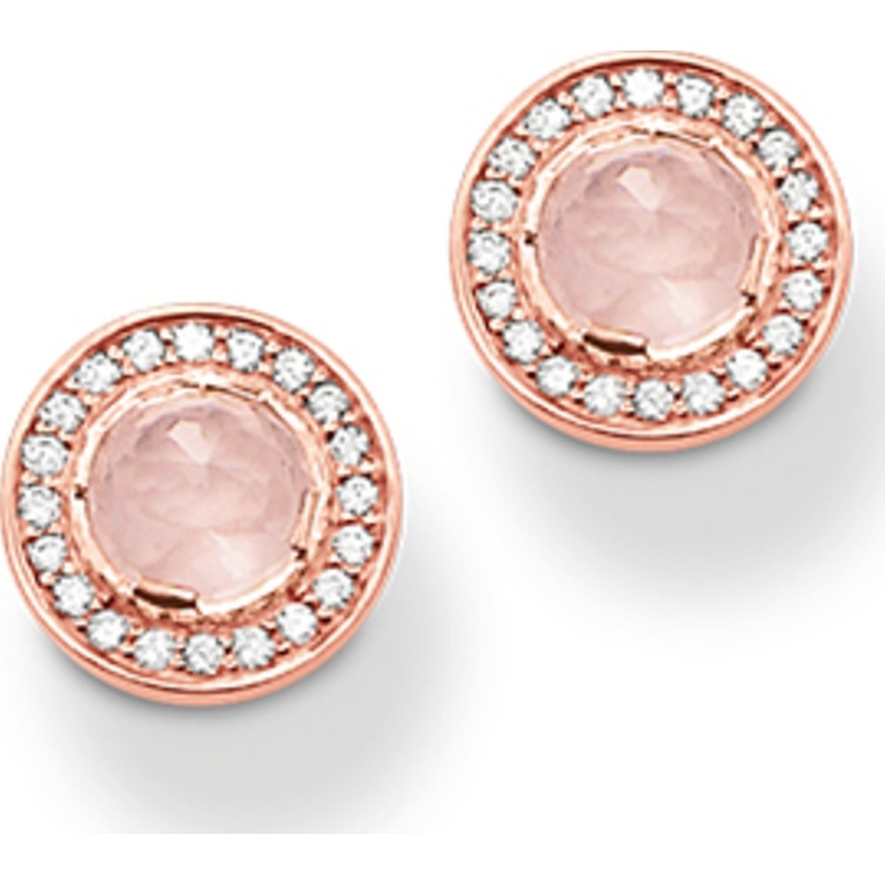 Thomas Sabo Boucles d'oreilles à fermoir à poussette 925 Argent Boucles d'oreilles