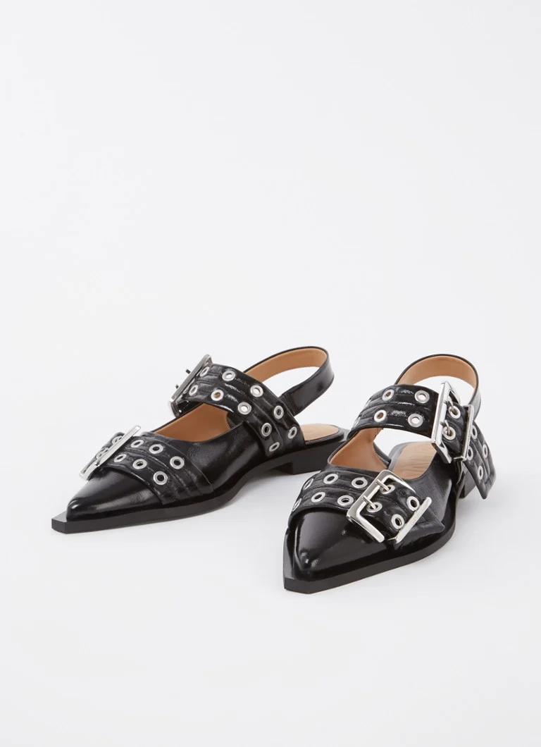 Ganni Slingback with buckle detail
