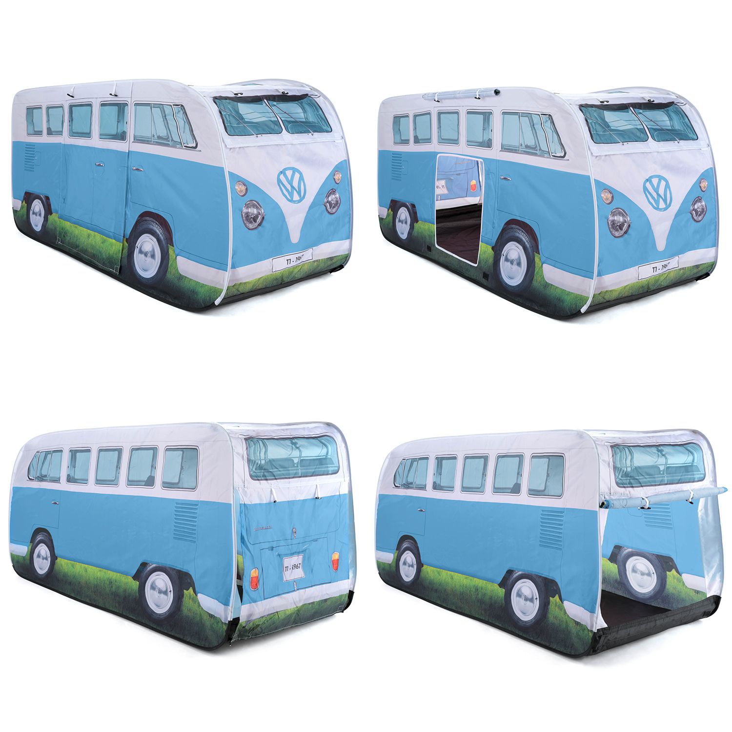 Volkswagen Camper Van Kinderzelt blau