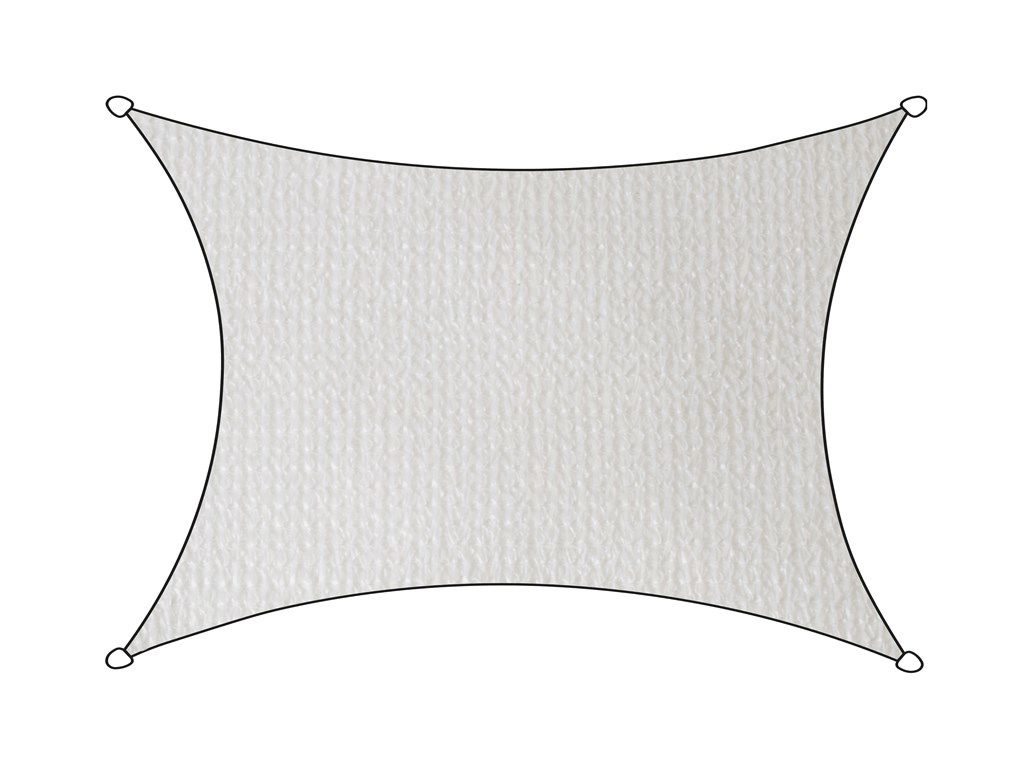 Livin'outdoor Iseo Rechteck HDPE 3 x 4 Meter Schattentuch