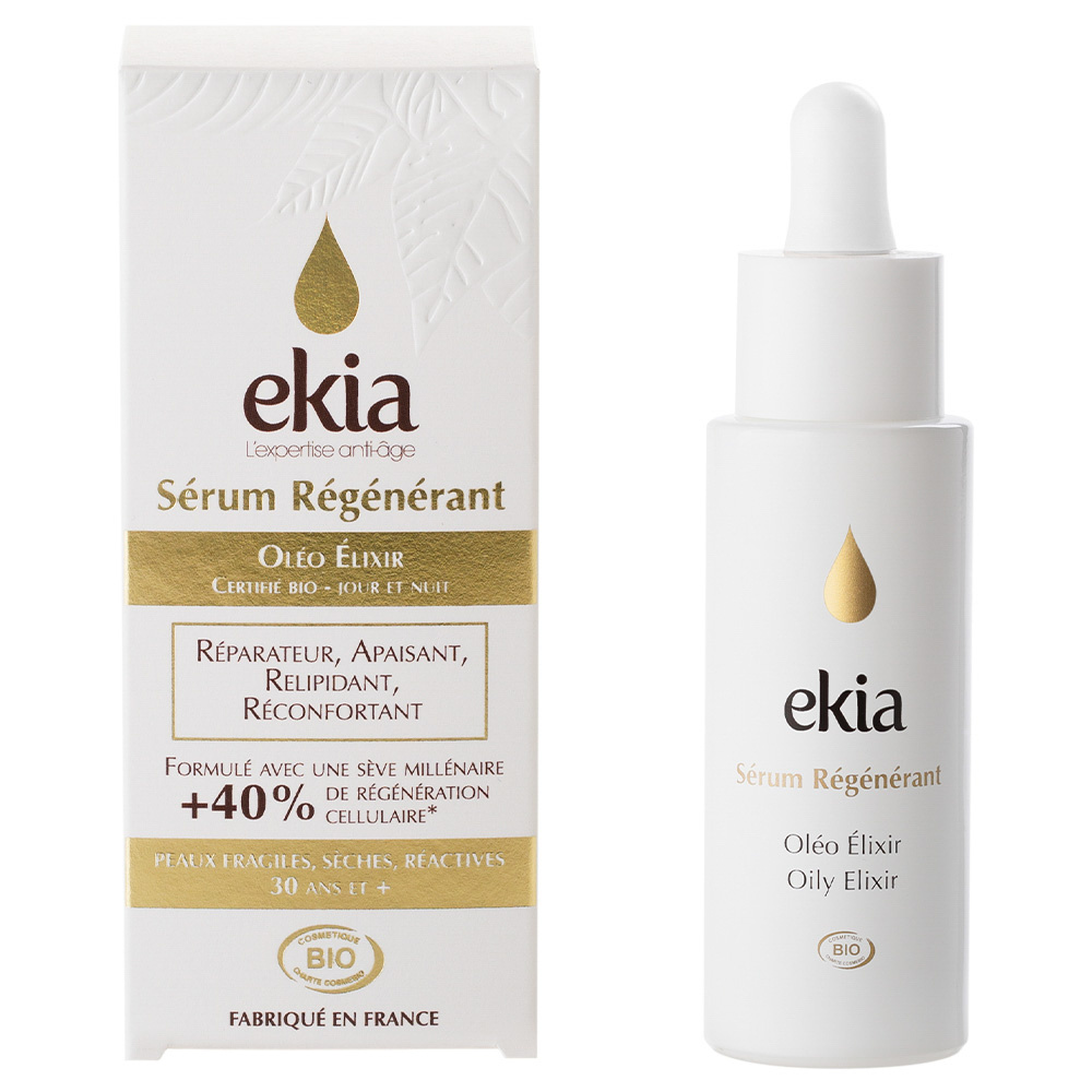 ekia Sérum Régénérant OléoElixir - Certifié Bio