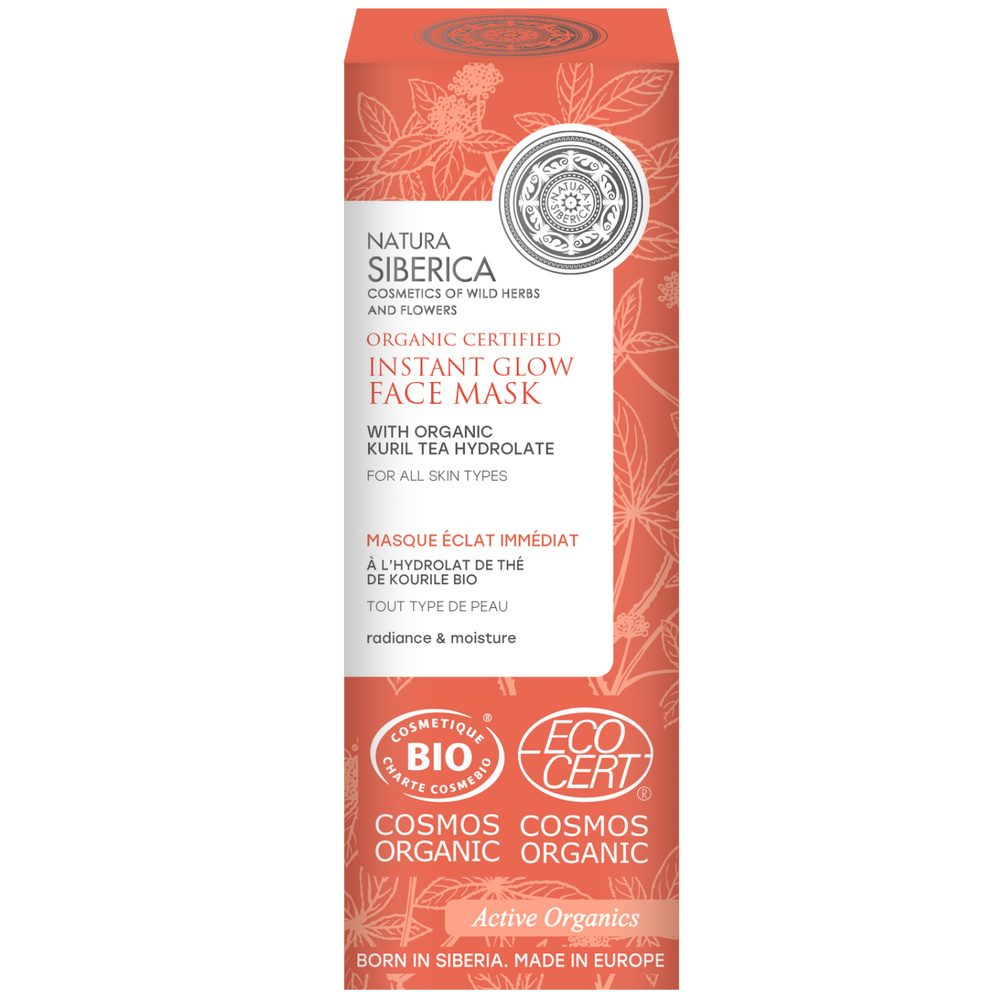 Natura Sibérica Masque Eclat Immédiat Tout Type de Peau Soin Visage